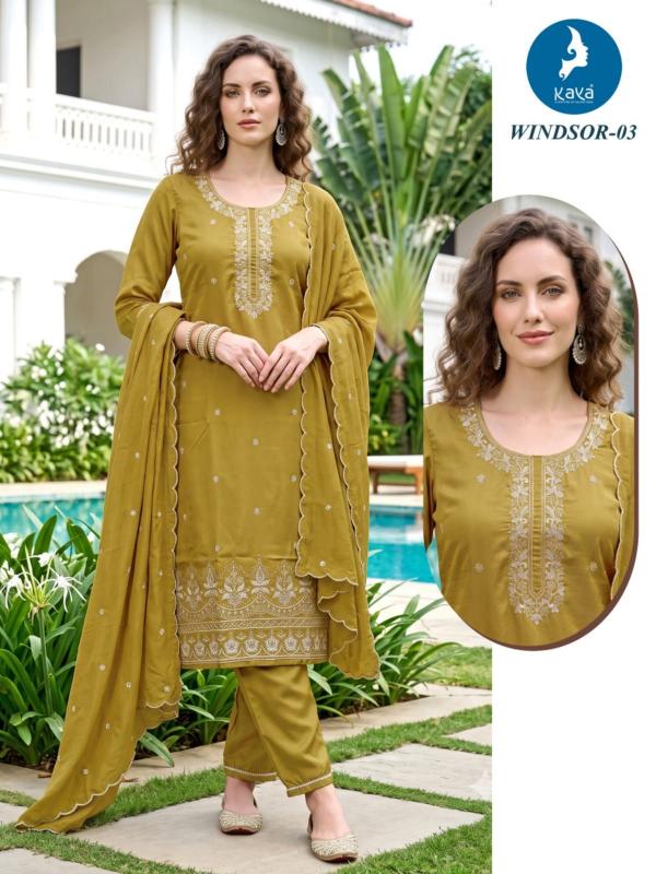 Kaya windsor 3pcs kurtis wholesale